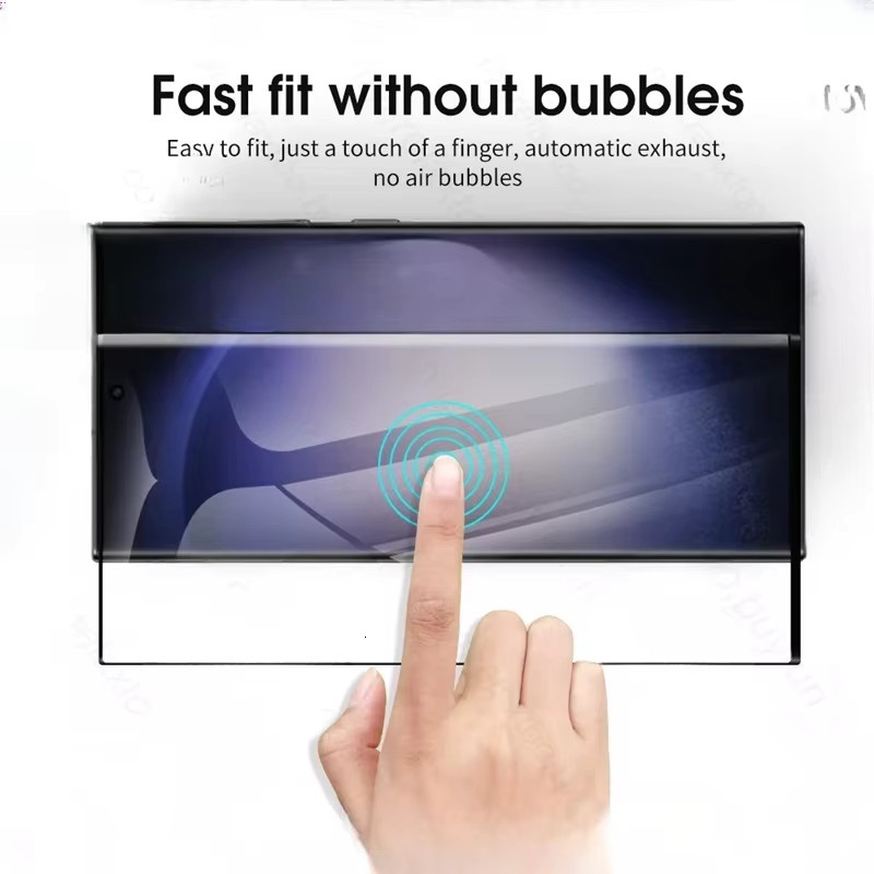 2er-Pack Gehärtetes Glas Display Schutzfolie für Samsung Galaxy S24 S25 S23 S22 S21 Ultra S24 FE sowie Note 20 10 9 8 S10 S9 in Transparent - Bild 5