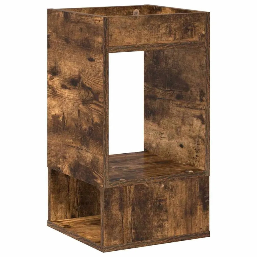 vidaXL Beistelltisch aus Holzwerkstoff in Geräuchert Eiche, modern und quadratisch, B/T/H: 30 x 30 x 56 cm - Bild 2