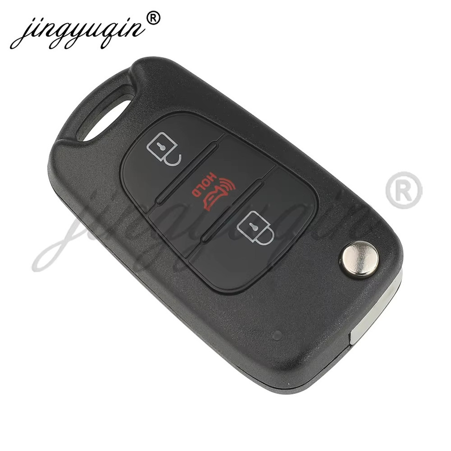 jingyuqin Klappbarer Autoschlüssel für Kia Rio 2012 2013, 315MHz FSK, ID46 Chip, Farbe: Schwarz, P/N 95430-1W020 TQ8-RKE-3F02 5074A-RKE-3F02 - Bild 3