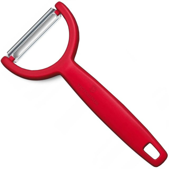Victorinox Ypso horizontaler Sparschäler mit Wellenschliff in Rot, Länge: 14,5 cm - Bild 1