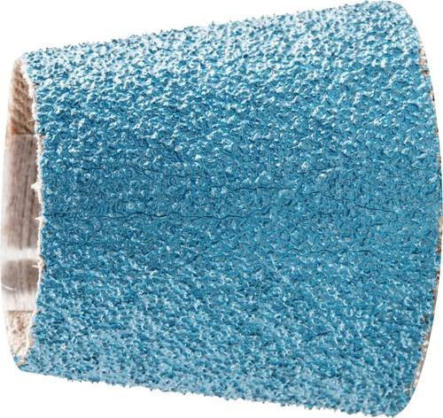 PFERD Zirkon Schleifhülse GSB Konisch Körnung 60 für hohen Abtrag auf Stahl, 100 Stück, Durchmesser: 22-29 mm, Höhe: 30 mm - Bild 1