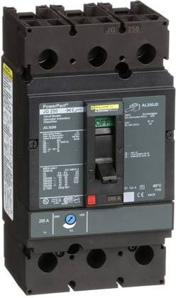 Schneider Electric JGL36200 MCB Leistungsschalter Schwarz - Bild 1