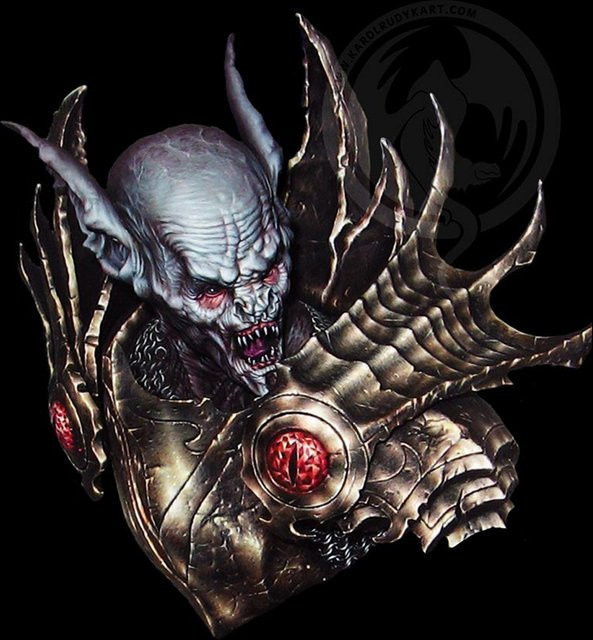 ZKBOZK Vampirjäger, Resin-Modellfigur, Büste, Fantasy, unmontierter und unbemalter Bausatz - Bild 1