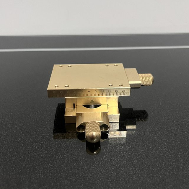 FZXF Miniatur XY-Kreuzschiebetisch mit verstellbaren XY-Messingschienen - Bild 1