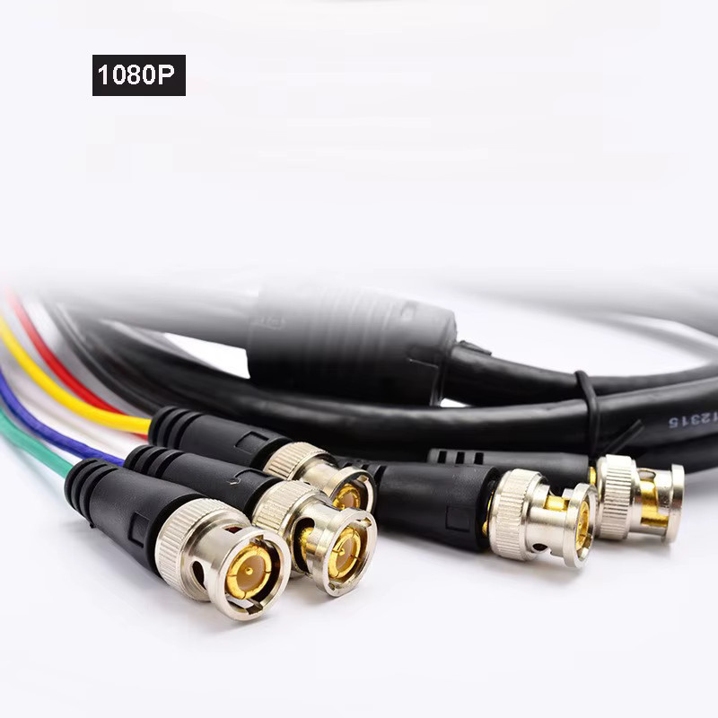 OULLX VGA auf 5 BNC Videokabel RGBHV Matrix-Konvertierung in Schwarz, Länge: 3 m - Bild 3