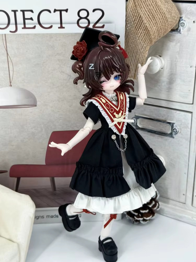 Come4free Minty The Fortune-Telling Sign Is Auspicious Series 1/12 Bjd Movable Joint Ball Hängekarte - Bild 1