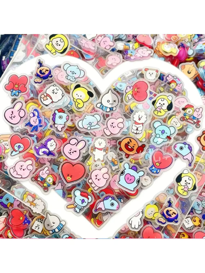 LINE FRIENDS BT21 Acrylplatten, 40-teiliges Set, Zubehör - Bild 2