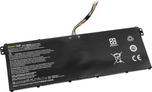 Green Cell Notebook-Akku für Acer, Schwarz, 15.2V, 2100 mAh, Kompatibel mit AC14B3K, AC14B7K, AC14B8K - Bild 1