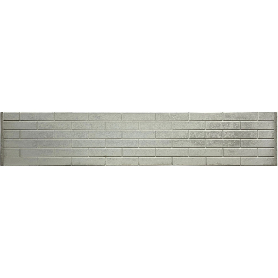 Beckers Betonzaun-Platte Steinglatt in Betongrau, B/H/T: 200 x 38,5 x 3 cm - Bild 2
