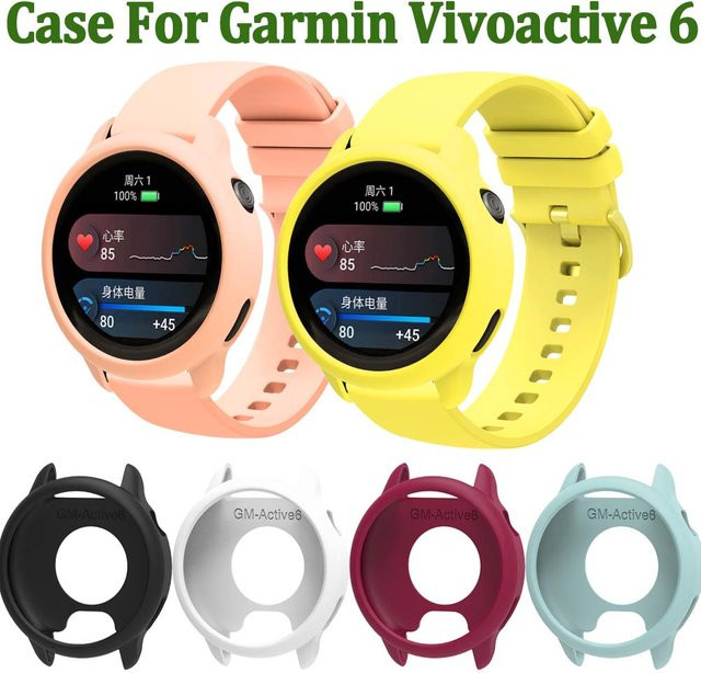 Garmin Smartwatch Schutzhülle, Silikon, Vivoactive 6 Active 6 - Bild 1