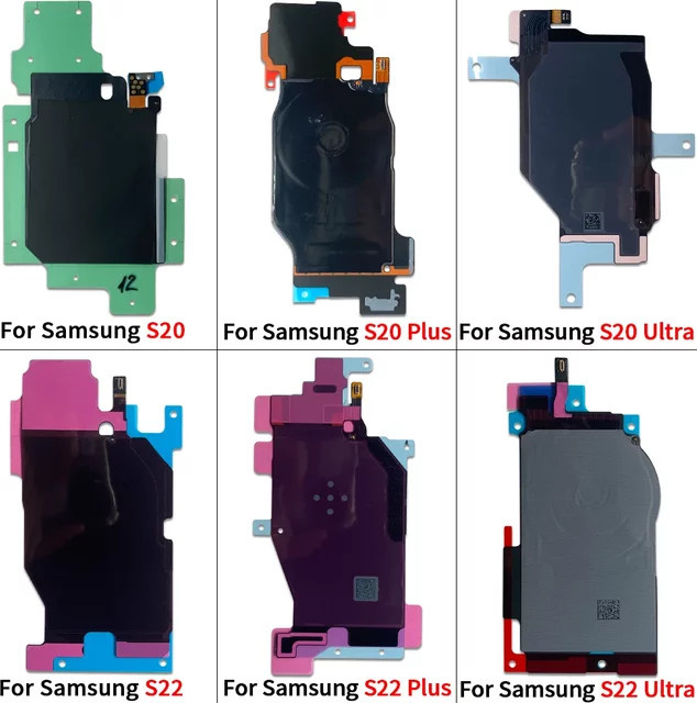 Samsung NFC Modul und drahtlose Lade-Induktionsspule Flex-Kabel für S23 S22 S21 S20 Fe Plus Ultra Reparaturteile - Bild 1