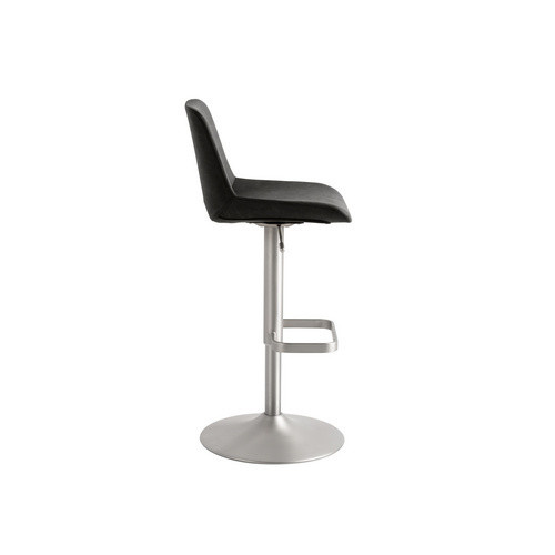 Mayer Sitzmöbel Barhocker 1235 aus Kunstleder in Grau, höhenverstellbar, Breite: 44 cm - Bild 2