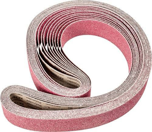PFERD Keramikkorn Schleifband für Bandschleifer, Körnung 24, 10 Stück, B: 7,5 cm, L: 250 cm - Bild 1