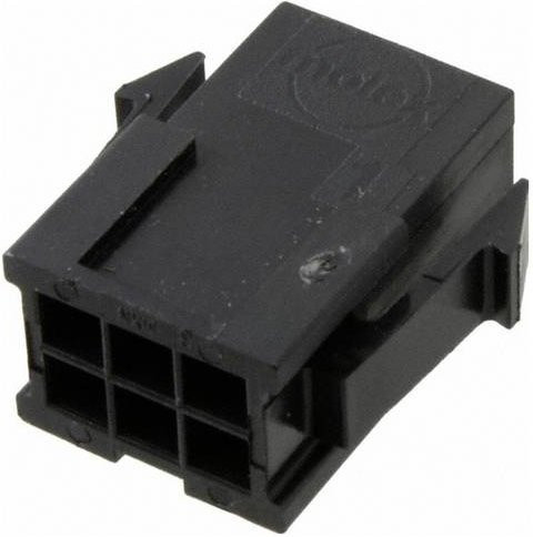 Molex Stiftgehäuse-Platine 50-36-1736 in Schwarz - Bild 1