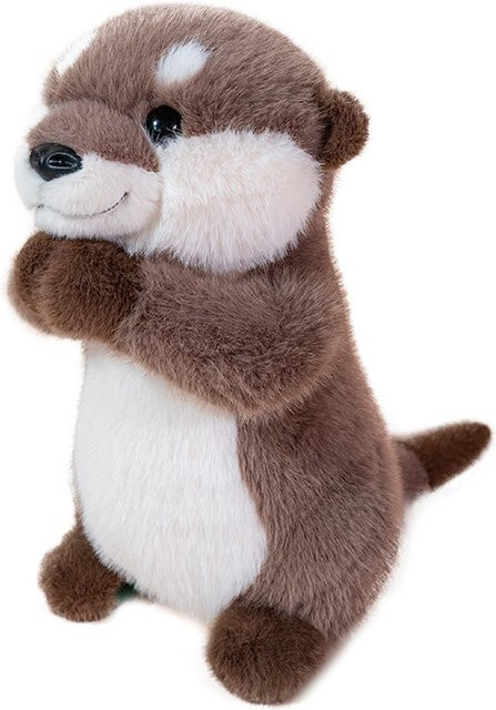 Gegemuchen Otter-Plüschtierarm, Plüsch / Textil, Braun, 35 cm - Bild 1
