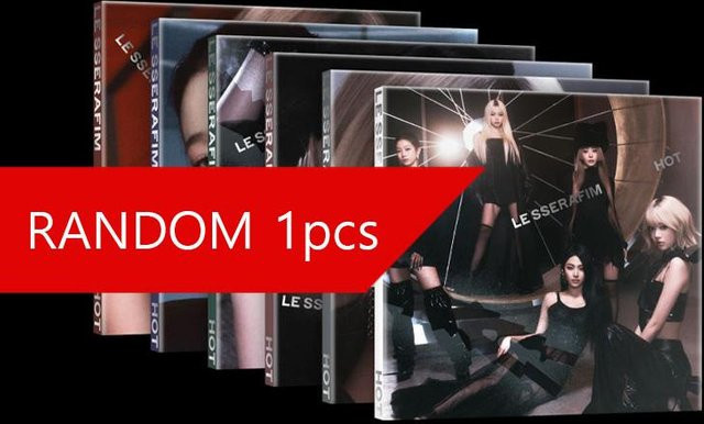 LE SSERAFIM 5. Mini-Album HOT Compact Version CD in Rot - Bild 1