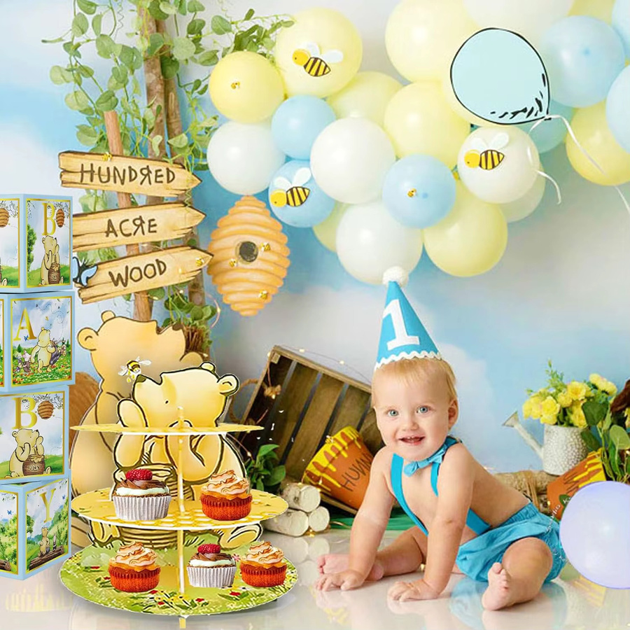 Disney Winnie Dessert-Halter Cupcake-Ständer, 3-stöckig, Partydekoration - Bild 2