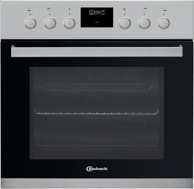 Bauknecht HEKO Star 5EX Einbauherdset mit Glaskeramikkochfeld in Weiß und Silber, Pyrolyse, Heißluft und Energieeffizienzklasse A+ - Bild 1