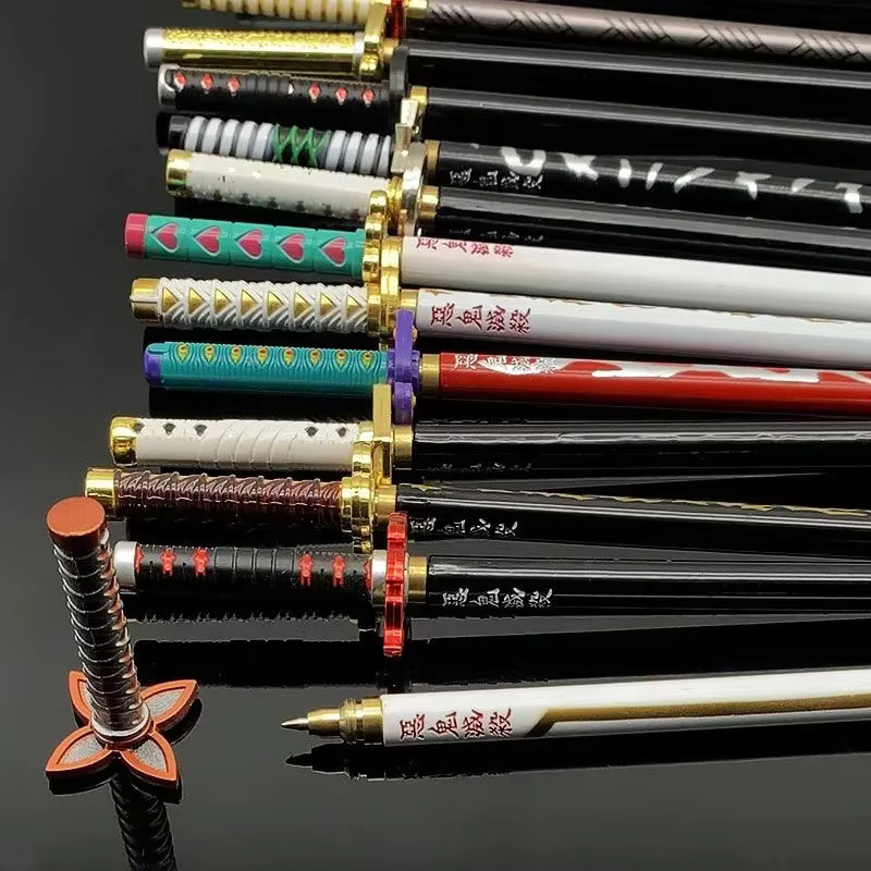 Bandai Anime Schreibwaren Signaturstift mit Motten und Schmetterlings-Motiv, Länge: 20 cm - Bild 1