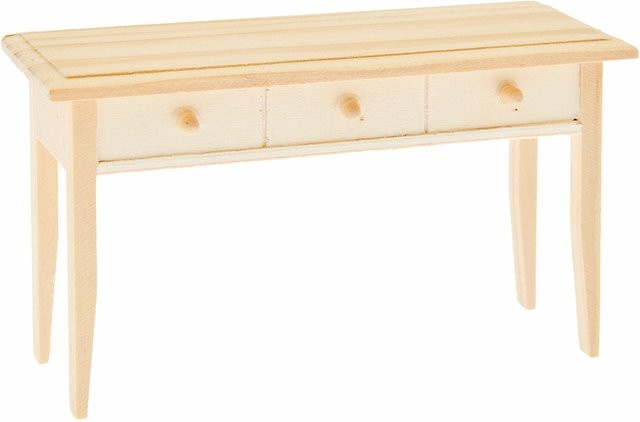 Rico Design Miniatur Schreibtisch Wichtelwelten Holz - Bild 1