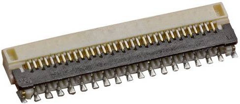 Molex FFC/FPC-Anschluss 503566-1302 mit 13 Polen, 0,30 mm Rastermaß, Goldkontakte, Multicolor, Tape on Full Reel - Bild 1