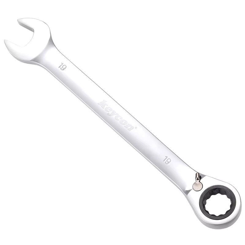 Ratschenschlüssel Kombination Set 8–19 mm in Silber für Auto und Handwerk - Bild 2