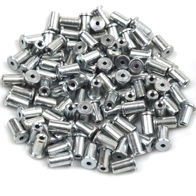 BROSS Fensterheber Seilzug Endstift Anschlagniete in Silber, 100 Stück, Maße: 6,5 x 9,1/1,7 mm - Bild 3