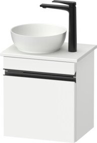 Duravit Sivida Konsolen-Waschtischunterschrank wandhängend, Weiß Matt, B: 40 cm, T: 44 cm, H: 32,5 cm - Bild 1