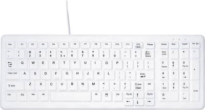Active Key MedicalKey AK-C7000 Kabellose Tastatur mit 2,4 GHz und Bluetooth, QWERTZ Deutsch, Weiß - Bild 1