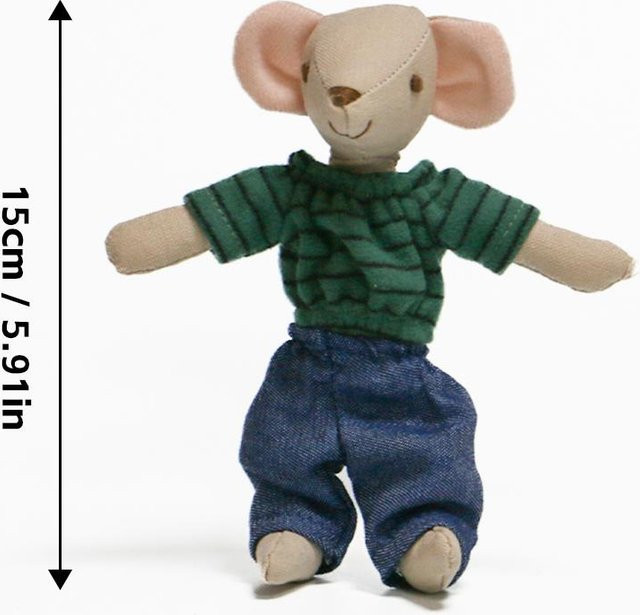 Yiran toy Plüschmaus Puppe, Kuscheltier, ab 6 Jahren - Bild 1