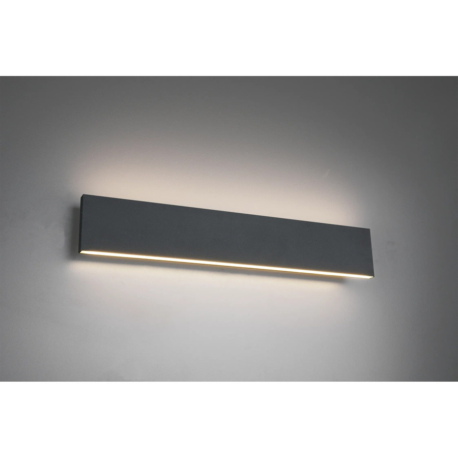 Trio Leuchten Concha LED-Wandlampe Anthrazit dimmbar B: 80 cm, H: 47 cm - Bild 2