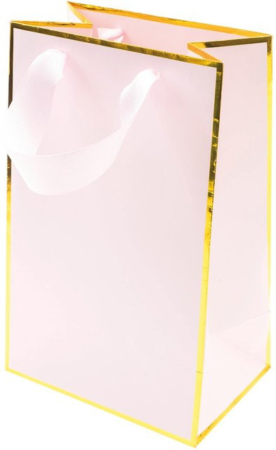 Rico Design Paper Poetry Geschenktasche in Pink B/H/T: 15 x 24 x 10 cm - Bild 1