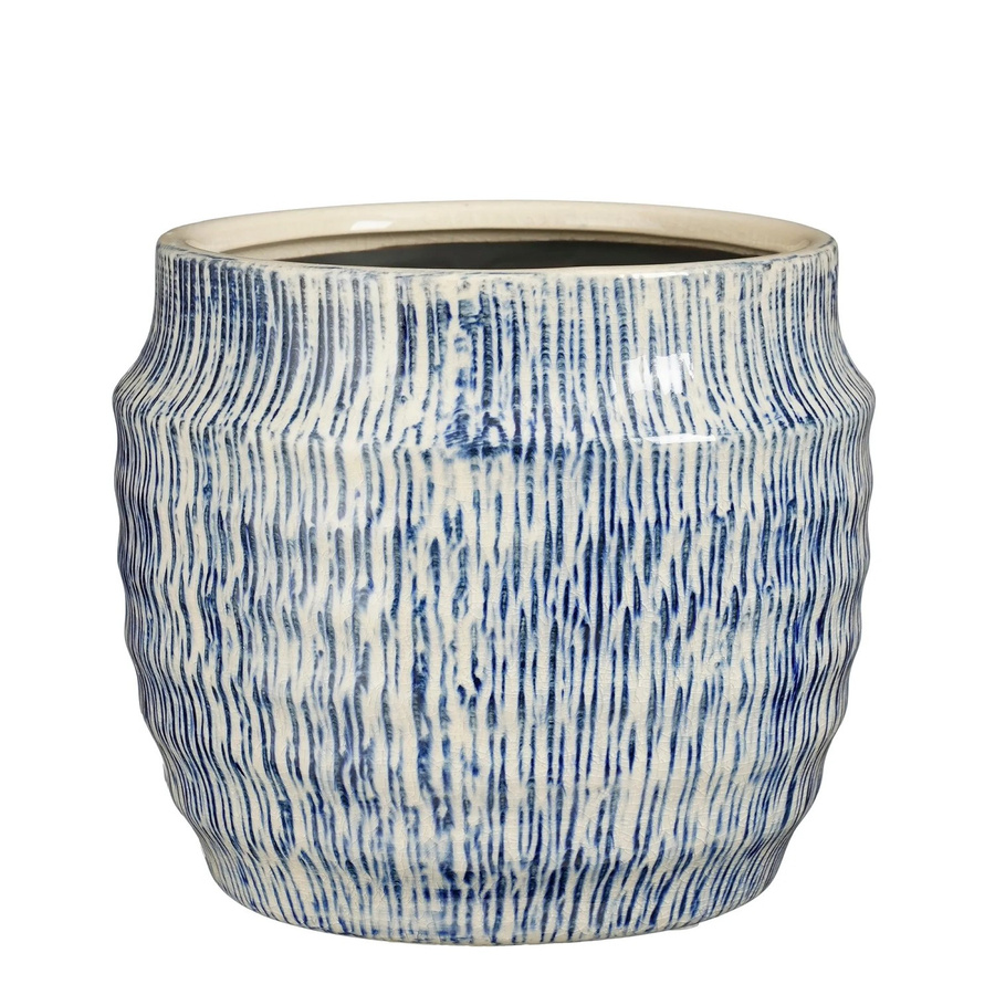 Mica Decorations Topf Martha Rund Blau Ø 17 cm - Bild 2