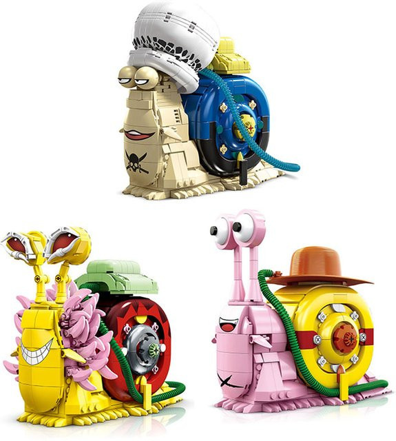 Moc Anime Baustein-Set Schnecken-Insekten-Modell für Erwachsene als Dekoration und Geschenk - Bild 1