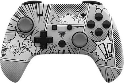 Dragonshock PopTop Compact Wireless Controller für Nintendo Switch im Manga Style, Grau - Bild 1