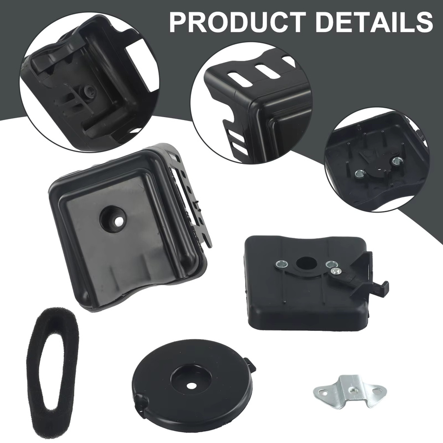 Vibratite Luftfilter Kit für Rasenmäher und Pinsel Cutter, passend für BC430 mit 43CC, 49CC und 52CC Motoren, Farbe: Schwarz - Bild 6