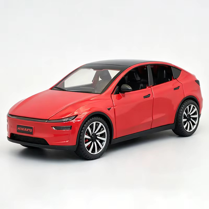 MAKEDA Modell Y 2026 SUV, Automodell, 1:24, Metall, mit Sound und Licht, Rot - Bild 2