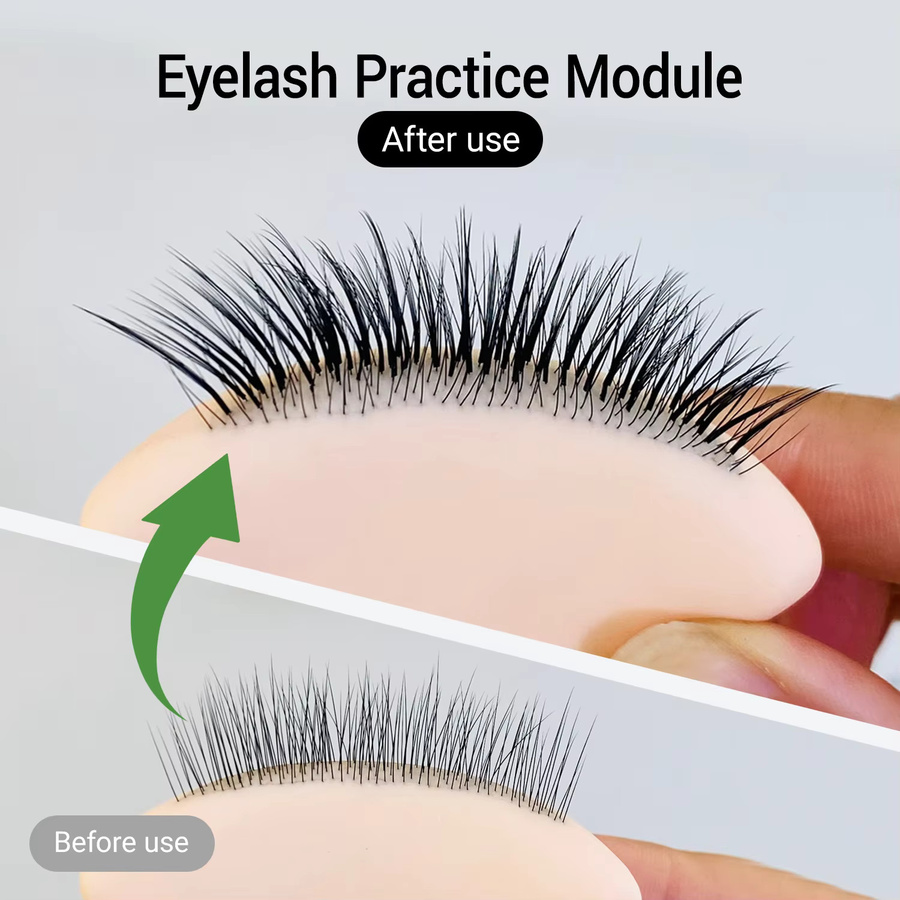 DeceMars Wimpern-Übungsmodul aus Silikon, Unisex - Bild 2