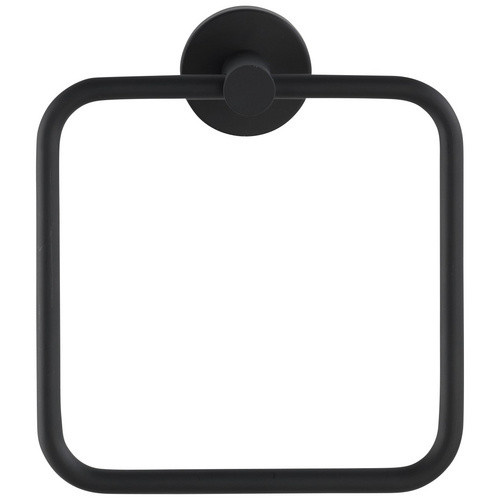 WENKO Handtuchring aus Edelstahl in Schwarz Matt, B: 16 cm, H: 18 cm - Bild 3