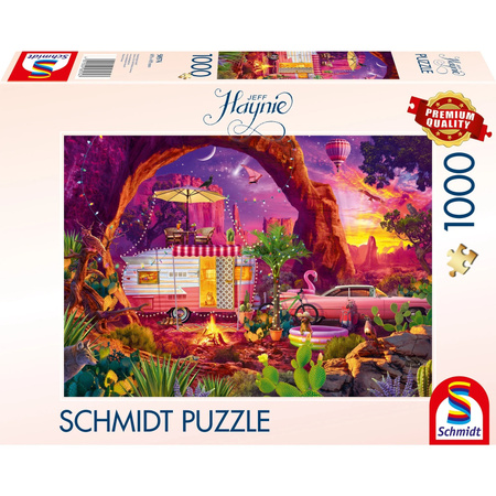Schmidt Spiele Puzzle Jeff Haynie Camping-Paradies in der Wüste