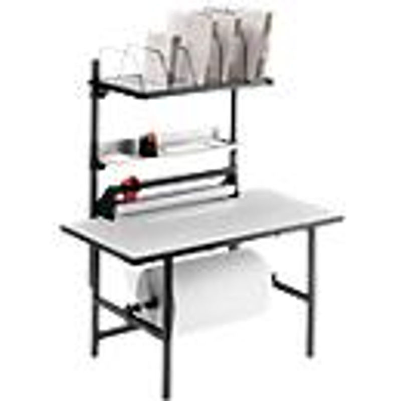 Rocholz Komplett-Packplatz System 1600/2 höheneinstellbar in Grau und Anthrazit B/T/H: 160 x 80 x 69-96 cm - Bild 2