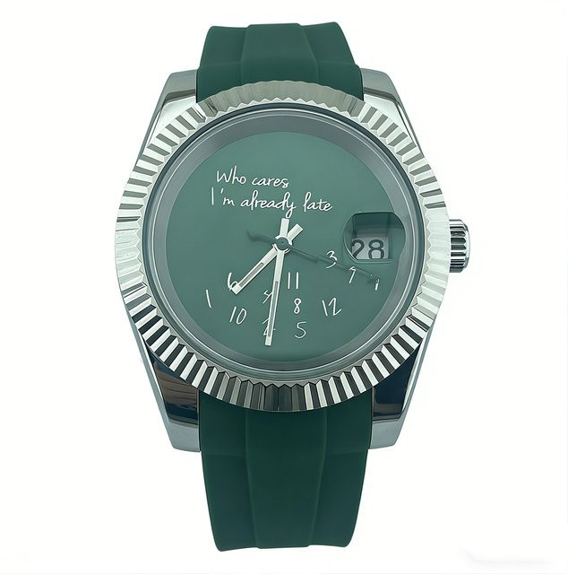 OUMASHI Armbanduhr, Automatik, Grün, Saphirglas, 36 mm, Herren - Bild 1