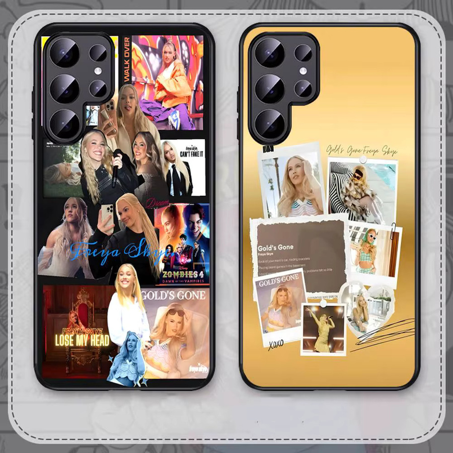 Singer F-Freya Skye Handyhülle für Samsung Galaxy S24 Ultra bis S21, Multicolor - Bild 5