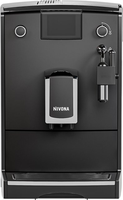 Nivona CafeRomatica NICR 550 Kaffee-Vollautomat mit Touch-Display, Stahl-Kegel-Mahlwerk und 15 bar Druck, matt schwarz/chrom - Bild 1