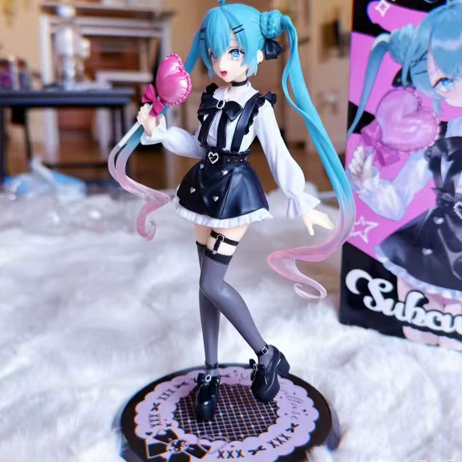 Bandai Hatsune Miku Subkultur-Figur, Anime Jirai Kei Mädchen, PVC-Modell Puppe, 19cm - Bild 2