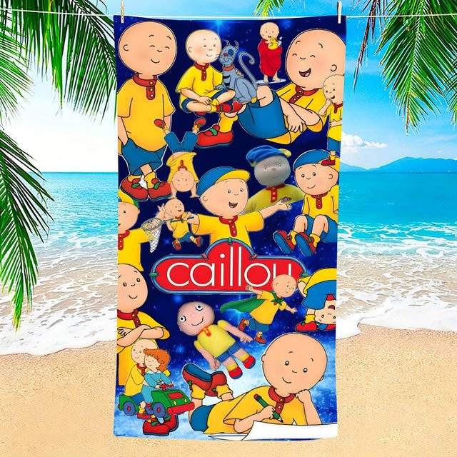 C-Caillou-S Mikrofaser Handtuch von JMG Household Supplies, schnelltrocknend und sandfrei, multicolor, B: 60 cm, H: 35 cm - Bild 1