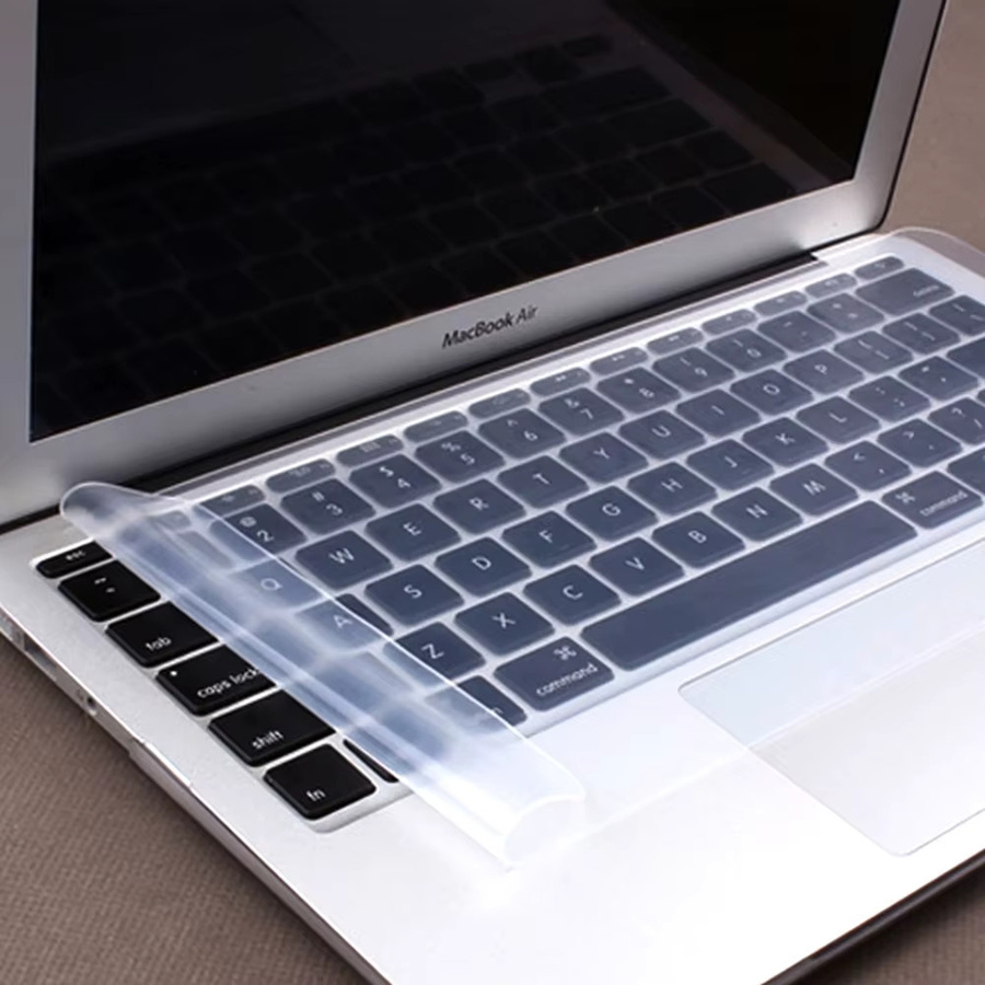 Universelle Silikon Tastaturabdeckung für Laptop und Notebook als Staubschutz in Transparent oder Pink - Bild 4