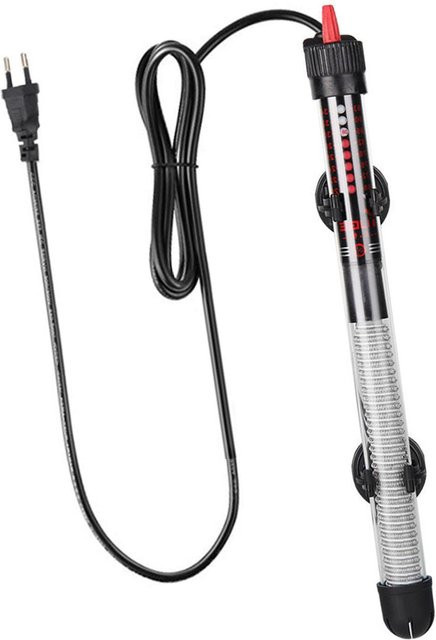 Painter Aquariumheizung 50W mit automatischem Thermostat für Süßwasser und Meerwasser, Schwarz - Bild 1