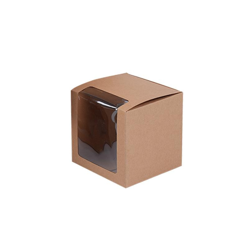 Got Now Geschenkbox aus braunem Kraftpapier mit Sichtfenster für Figuren und Puppen - Bild 2