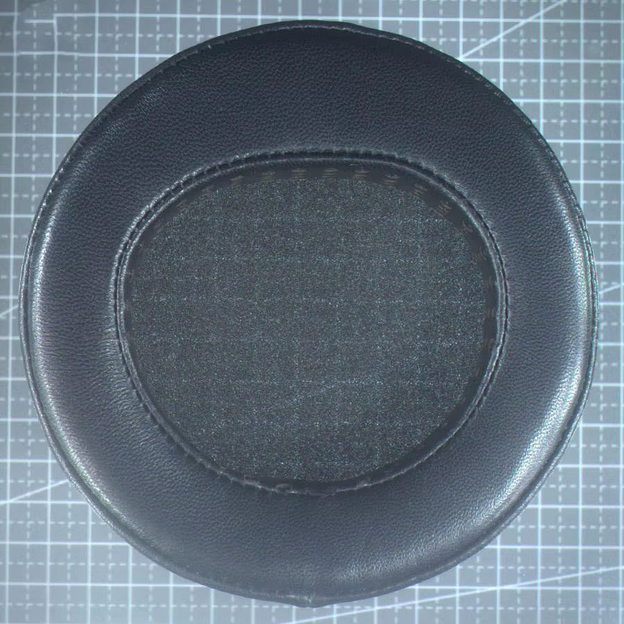 Ersatz Ohrpads aus Proteinleder und Schaumstoff für AKG K812 Over-Ear Kopfhörer, Schwarz - Bild 2